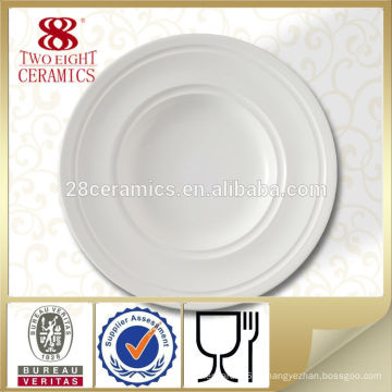 Osso china mesa de jantar conjunto de jantar fino redondo souplates 10 polegadas